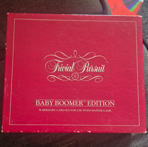 Trivial pursuit baby boomer - pursuit,