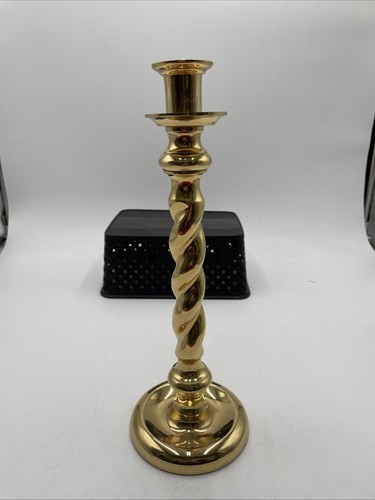 Vintage brass barley twist - brass,