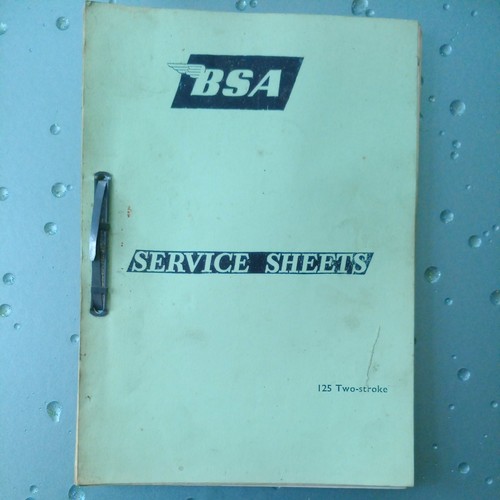 Bsa bantam 125cc service - d1,