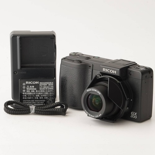 Ricoh gx200 black compact - ricoh,