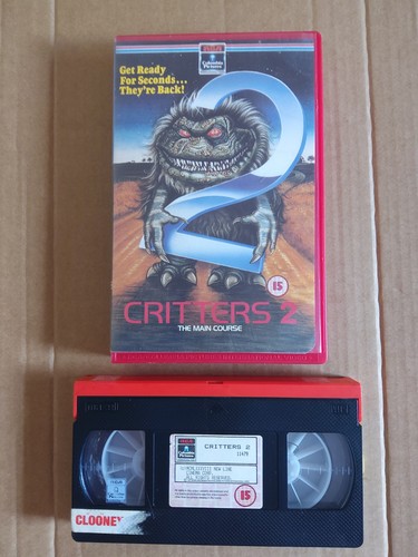 Critters vhs rental big - critters,