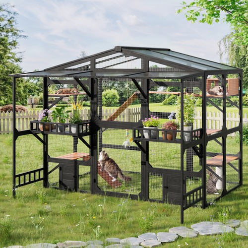 Large cat cage catio - cat, for