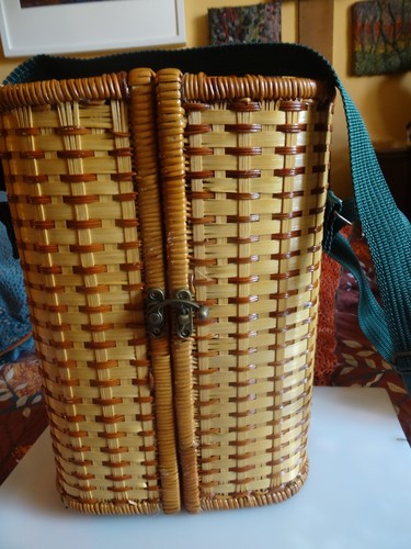 Wicker wine bottle picnic - wine,