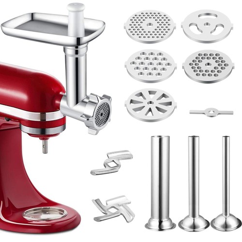 Metal food grinder attachment - metal,