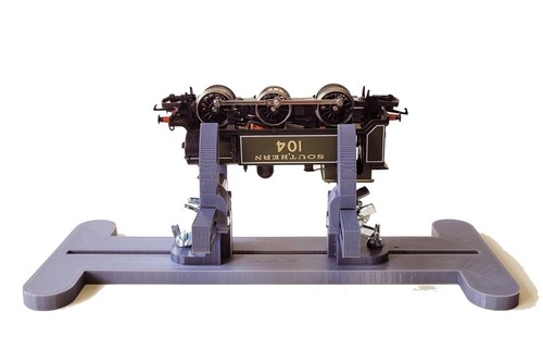 Model railway loco servicing - model,