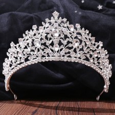 7.3cm Tall Large Crystal Tiara