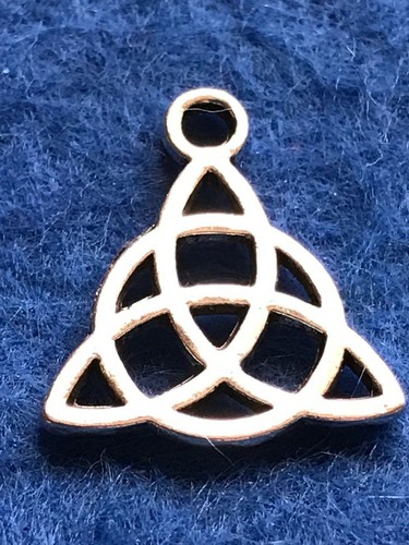 Tibetan alloy silver charms - alloy,