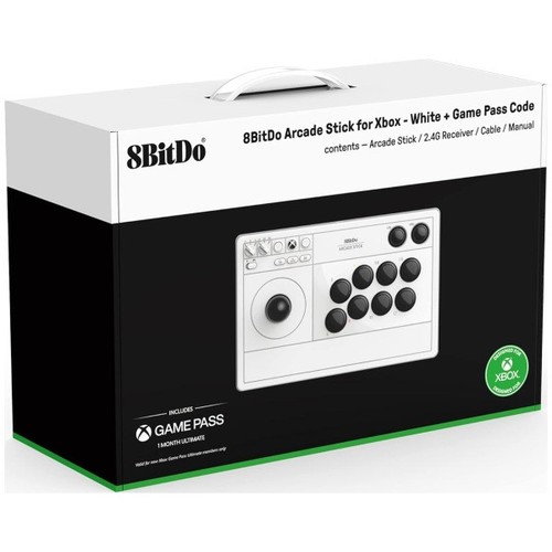 8bitdo white arcade - 8bitdo,