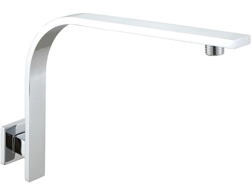 Solid brass shower arm - solid, with