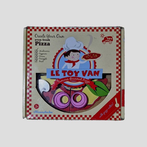 Toy van wooden - toy, pizza