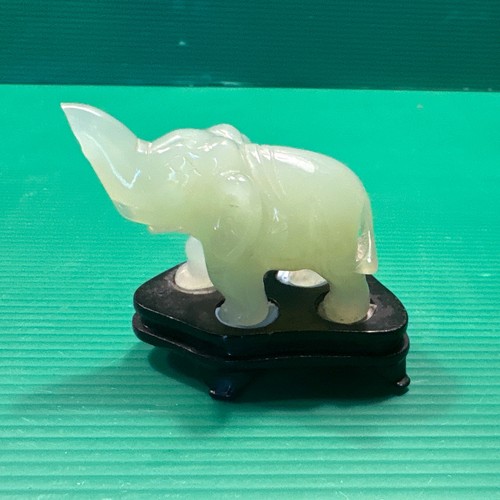 Jade hardstone elephant - jade/hardstone,