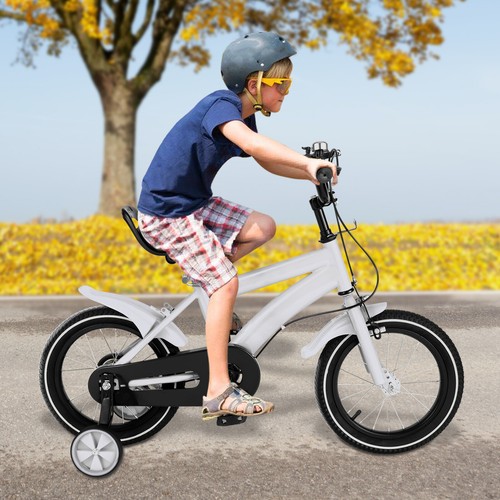 White bike boys - 14", girls
