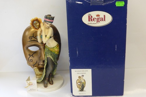 Regal masquerade figurine - regal,