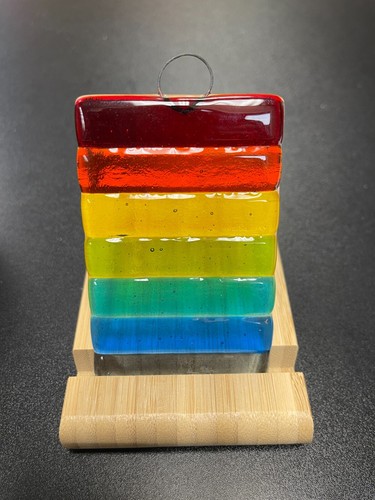 Fused glass art - glass, wall