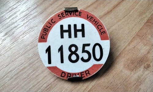 Psv bus drivers badge hh11850 - bus,