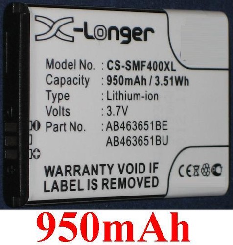 Batterie 950mah type - batterie,