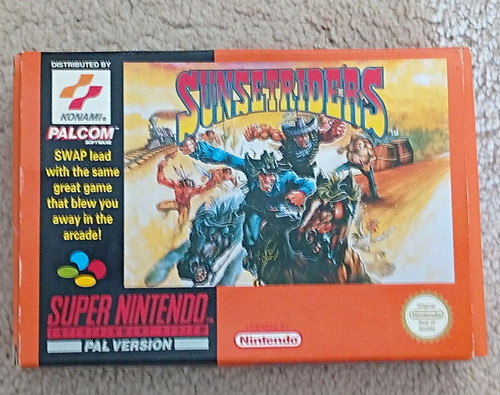 Konami sunset riders snes - konami,