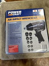 POWERCRAFT AIR IMPACT WRENCH KIT PCAT16/09 New
