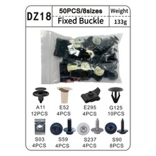 50 PCS Engine Guard Screws For AVENSIS Expansion Buckle Combination