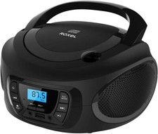 Roxel RCD-S50BT Portable Boombox CD Player with FM Radio, BT Wireless Streaming