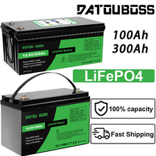 12V LiFePO4 300Ah lithium battery BMS solar battery solar system boat RV caravan