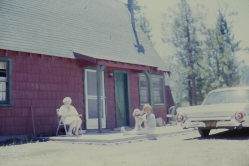 Vintage 35mm photo slide - photo, ford