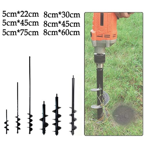 Auger spiral drill bit - auger,