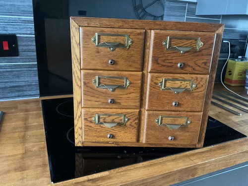 Vintage filing drawers - vintage, 6