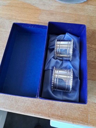 Boxed pair silver plated - boxed,