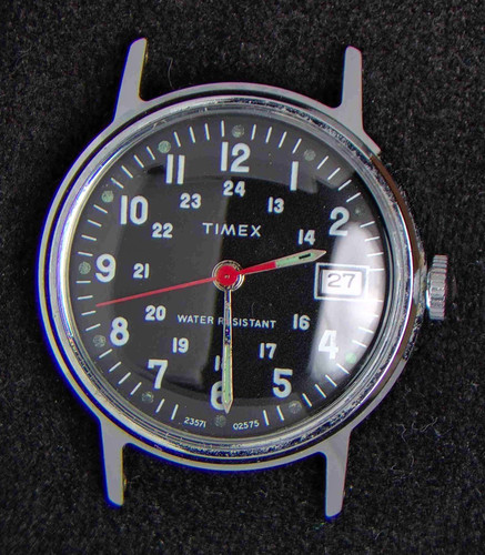 Timex military black - black, men's