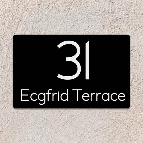Personalised metal house - personalised,