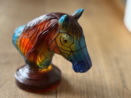 Led horse art style - art, night