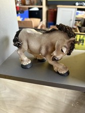 Vintage Resin Shire Horse Figurine
