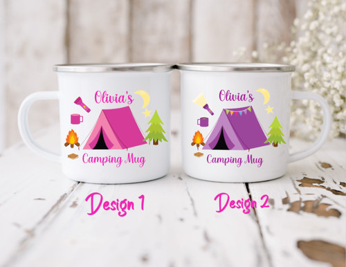 Personalised camping mugs - personalised,