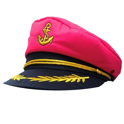 Pink sailor captain hat stag - sailor,