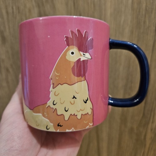 Joules pink chicken tea - chicken, coffee