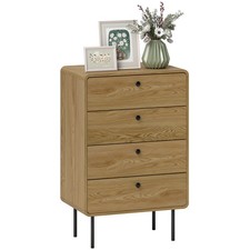 HOMCOM Chest of Drawers with 4