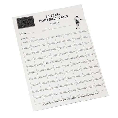 Football scratch cards - scratch,