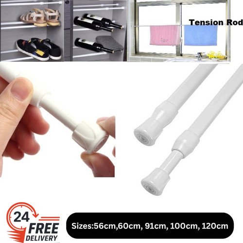 Extendable tension rod spring - extendable,