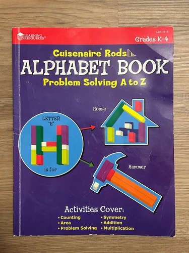 Cuisenaire rods alphabet book - rods,