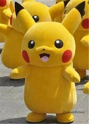 Pikachu adult mascot - pikachu,