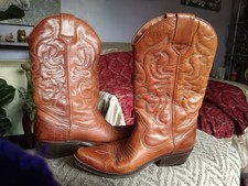 Vintage Cowboy Boots Tan