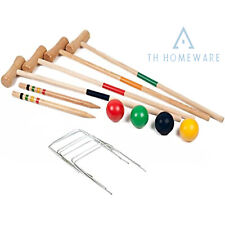 Croquet Set 4 Players Wooden