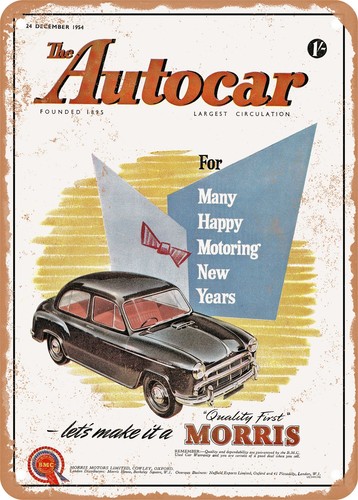 Metal sign 1955 - -, morris