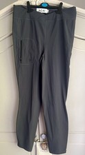 Acai Outdoor Softshell Leggings Womens XL Grey Stretch Hiking Walking Trousers