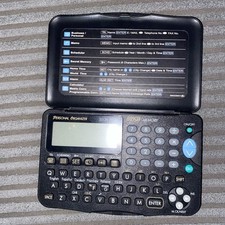 Zeon Tech CE1048 Black Portable 3-Line Display 52KB Memory Personal Organiser