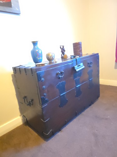 Antique korean tansu bandaji - antique,