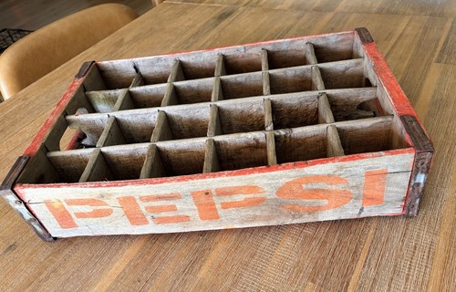 Vintage pepsi cola - vintage, wooden