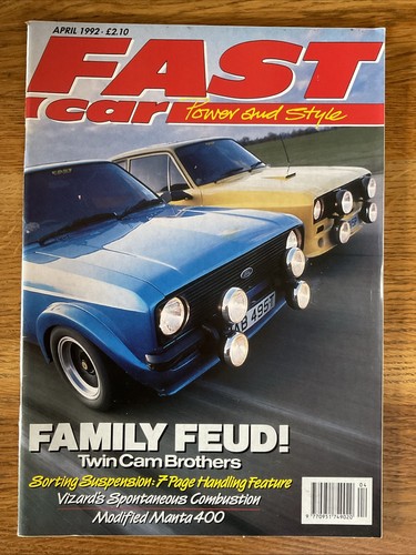 Fast car april 1992 ford - 1992., mk2