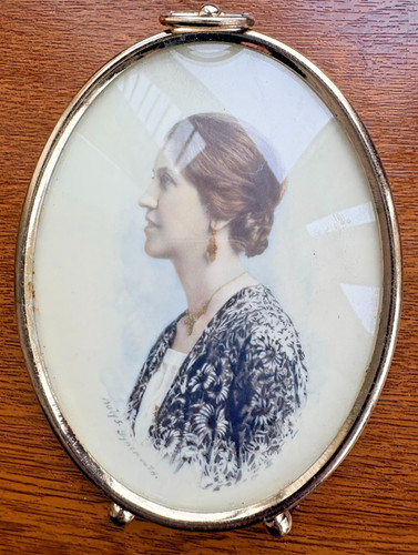 Antique oval portrait - antique,